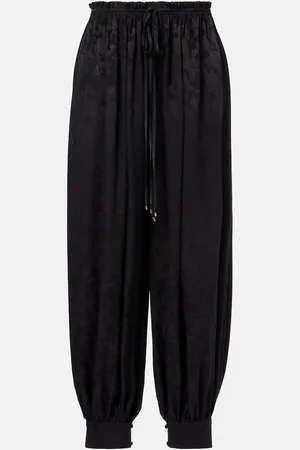 Chloé Chloé Weite Hose aus Seiden-Jacquard