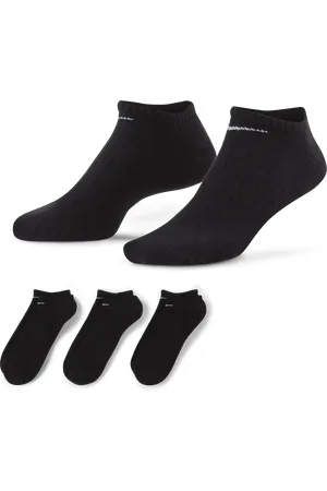 Nike Everyday Cushioned No-Show-Trainingssocken (3 Paar)
