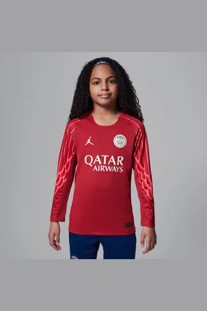 Jordan Paris Saint-Germain 2025 Stadium Goalkeeper Fourth langärmliges Replika-Fußballtrikot mit Dri-FIT-Technologie (ältere Kinder)