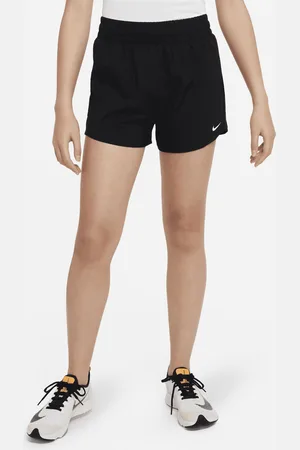 Nike OneDri-FIT Web-Trainingsshorts mit hohem Bund für ältere Kinder (Mädchen)