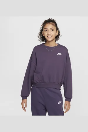 Nike Sportswear Club FleeceSweatshirt mit Rundhalsausschnitt und kastiger Passform (Mädchen)
