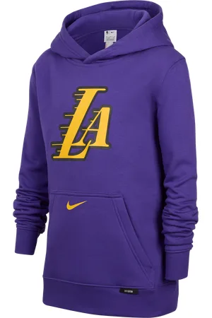 Nike Los Angeles Lakers Club City Edition NBA-Fleece-Hoodie (ältere Kinder)