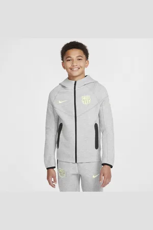 Nike FC Barcelona Tech Fleece Fußball-Kapuzenjacke für ältere Kinder (Jungen)