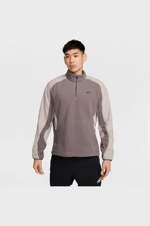 Nike Trail Polartec®Fleece-Laufoberteil mit Viertelreißverschluss (Herren)