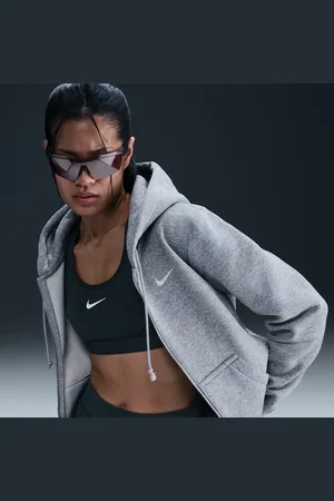 Nike Sportswear Phoenix Oversize-Fleece-Hoodie mit durchgehendem Reißverschluss (Damen)
