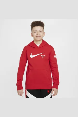 Nike Chicago Bulls Club Fleece Essential NBA-Hoodie (ältere Kinder, Jungen)