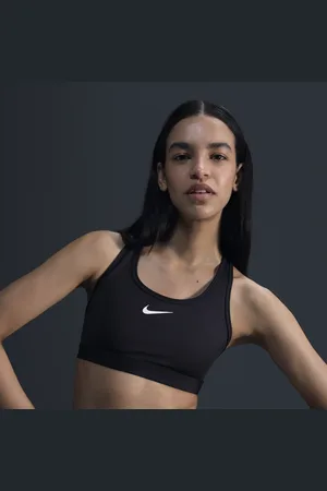 Nike Swoosh gepolsterterSport-BH mit mittlerem Halt