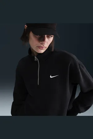Nike Sportswear Phoenix FleeceLanges Oversize-Sweatshirt mit Viertelreißverschluss (Damen)