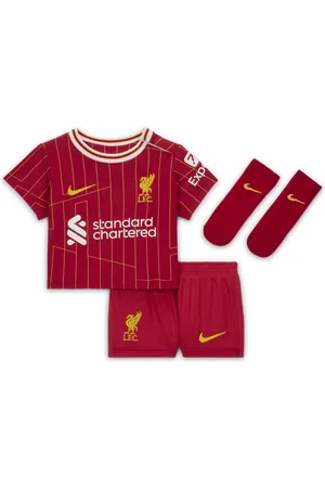 Nike FC Liverpool 2024/25 Stadium HomeDreiteiliges Replika-Fußballtrikot-Set (Babys und Kleinkinder)