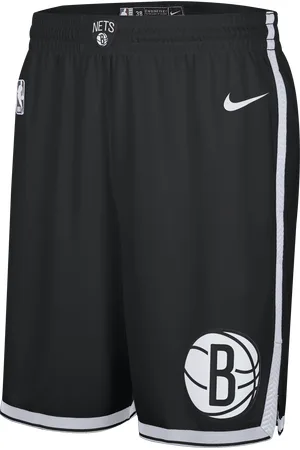 Nike Brooklyn Nets 2024/25 Swingman Icon Edition Dri-FIT NBA Replika-Shorts (Herren)