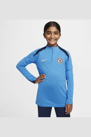Nike FC Chelsea Strike Dri-FIT Fußball-Drill-Oberteil (ältere Kinder)