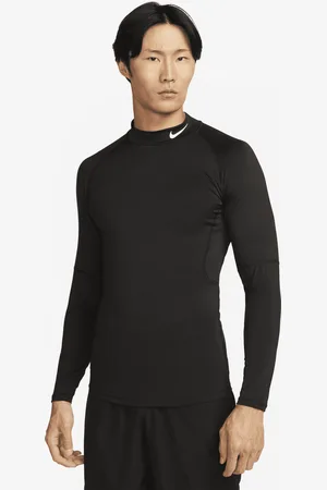 Nike ProFitness-Longsleeve mit Stehkragen für Herren