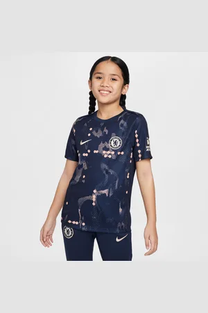 Nike FC Chelsea Academy Pro SE kurzärmliges Pre-Match-Fußballoberteil mit Dri-FIT-Technologie (ältere Kinder)