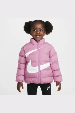 Nike Wrapped Swoosh-Steppjacke mit Prägung für Kleinkinder