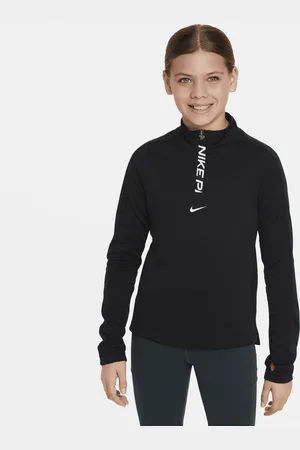 Nike ProDri-FIT Longsleeve mit Halbreißverschluss für Mädchen