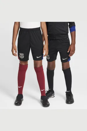 Nike FC Barcelona Strike Dri-FIT Strick-Fußballshorts für ältere Kinder