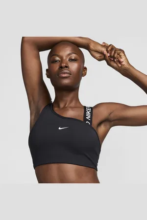 Nike Pro Swoosh Asymmetrical gepolsterter Sport-BH mit mittlerem Halt