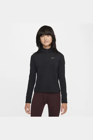 Nike Pro Therma-FIT Oberteil mit Halbreißverschluss (Mädchen)