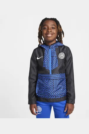 Nike Inter Mailand Amplify Windrunner Home Fußball-Anorak (ältere Kinder, Jungen)