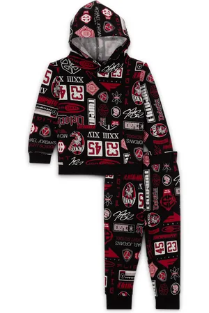 Jordan 2-teiliges Brooklyn Fleece-Hoodie-Set mit Print (Babys)