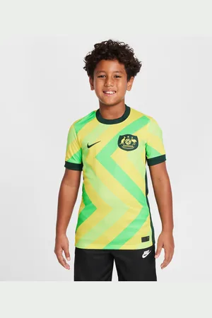 Nike Australien 2025/26 Stadium Home Dri-FIT Replika-Fußballtrikot (ältere Kinder)