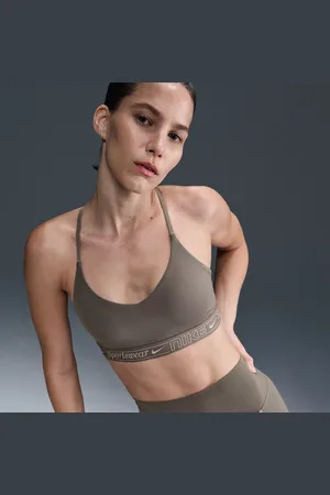 Nike Indy Gepolsterter, verstellbarer Sport-BH mit leichtem Halt (Damen)