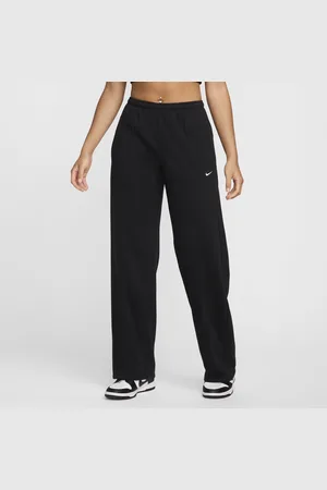 Nike Sportswear Chill TerryFrench-Terry-Hose mit mittelhohem Bund und offenem Saum (Damen)