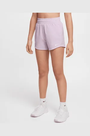 Nike One Dri-FIT Web-Trainingsshorts mit hohem Bund für ältere Kinder (Mädchen)