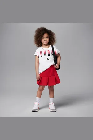 Jordan 2-teiliges plissiertes Skort-Set (jüngere Kinder)