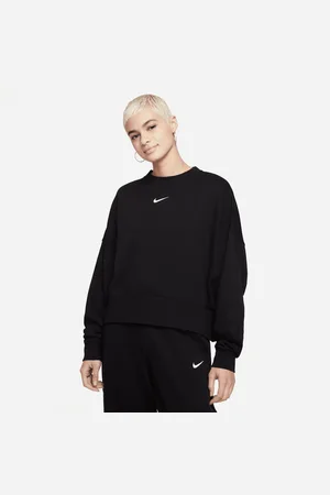Nike Sportswear Collection Essentials extragroßes Fleece-Rundhals-Sweatshirt für Damen