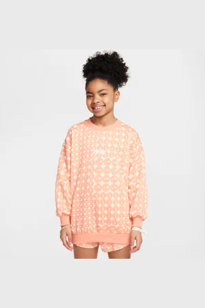 Nike Sportswear Club Fleece Oversize-Sweatshirt mit Rundhalsausschnitt für ältere Kinder (Mädchen)
