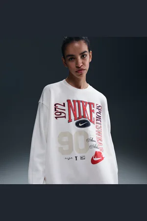 Nike Sportswear extragroßes French-Terry-Sweatshirt mit Rundhalsausschnitt für Damen