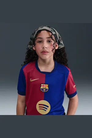 Nike FC Barcelona 2024/25 Stadium Home Dri-FIT Replika-Fußballtrikot (ältere Kinder)