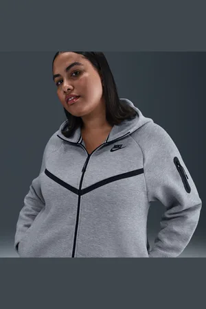 Nike Sportswear Tech Fleece WindrunnerDamen-Hoodie mit durchgehendem Reißverschluss (große Größe)