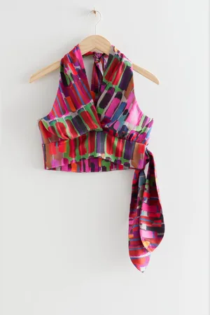 & OTHER STORIES Bedrucktes Neckholdertop - , 32