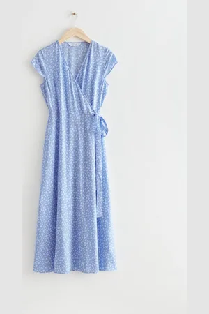 & OTHER STORIES Bedrucktes Midi-Wickelkleid - , 32