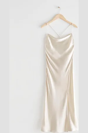 & OTHER STORIES Träger-Midikleid Aus Satin - , 32