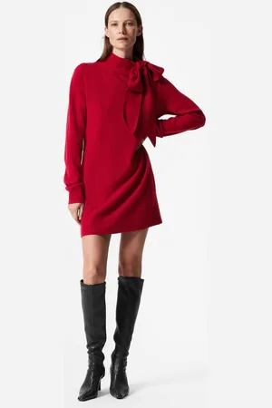 & OTHER STORIES Minikleid Aus Merinowolle Mit Schleife - , XS