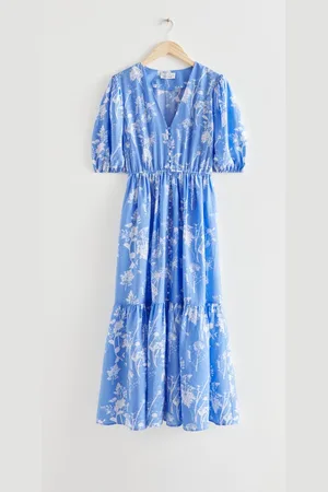& OTHER STORIES Maxikleid Mit Puffärmeln - , 32