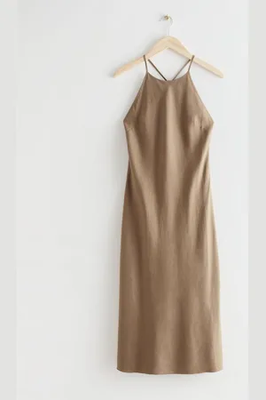 & OTHER STORIES Midikleid Mit Im Rücken Gekreuzten Trägern - , 32