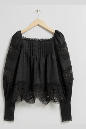 & OTHER STORIES Bluse Mit Spitzenbesatz - , 32
