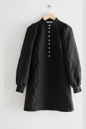 & OTHER STORIES Geknöpftes Jacquard-Minikleid - , 32