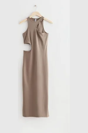 & OTHER STORIES Midikleid Mit Cut-Out - , 32