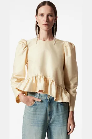 & OTHER STORIES Asymmetrische Bluse Mit Schößchen Und Rüschen - , 32