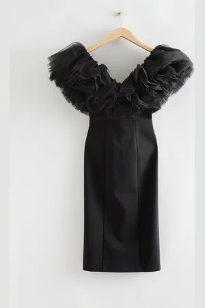 & OTHER STORIES Kleid Mit Vielen Rüschenlagen Und V-Ausschnitt - , 32