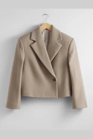 & OTHER STORIES Kurz Geschnittener Blazer Aus Wolle - , XS