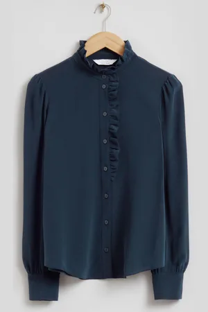 & OTHER STORIES Gerüschte Bluse Aus Maulbeerseide - , 32