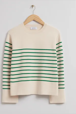 & OTHER STORIES Kastenförmiger Pullover Mit Maritimen Streifen - , XS