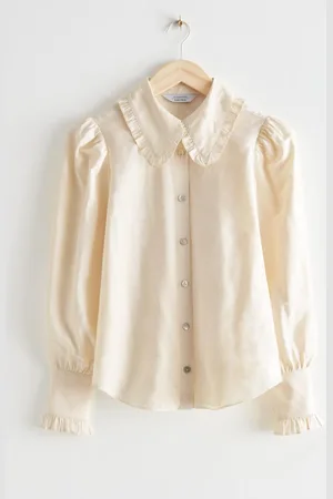 & OTHER STORIES Seidenbluse Mit Rüschen - , 32