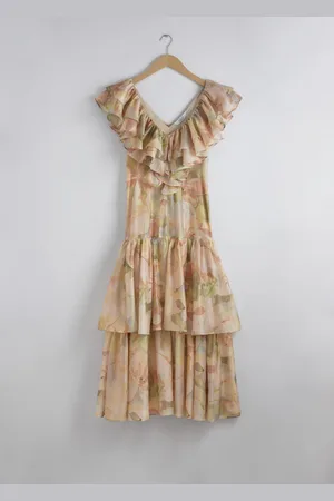 & OTHER STORIES Maxikleid Mit Fallenden Rüschen - , 32